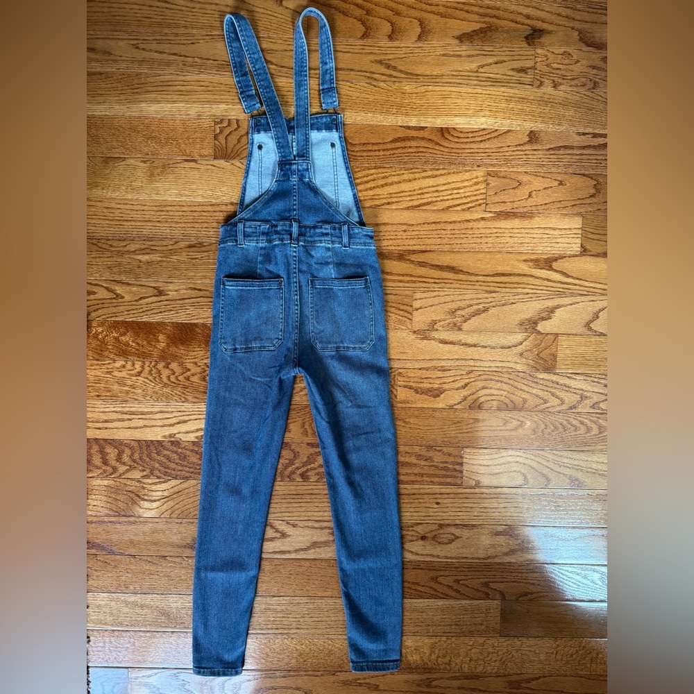 Free People We the Free Slim Ankle Overalls - Picture 6 of 9